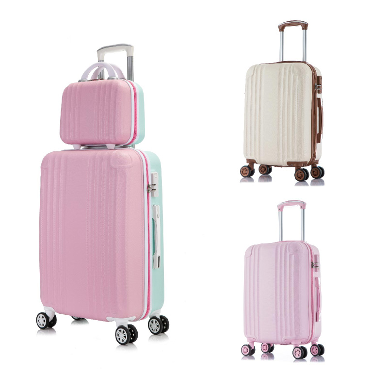 Travel-friendly 2 piece luggage set