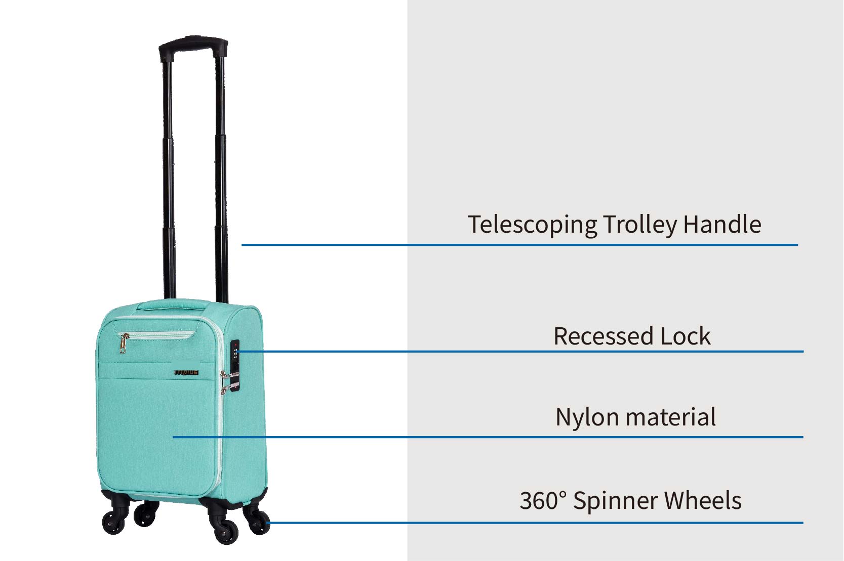 Premium 20/24/28 Inch ABS Hardside Luggage Full Details