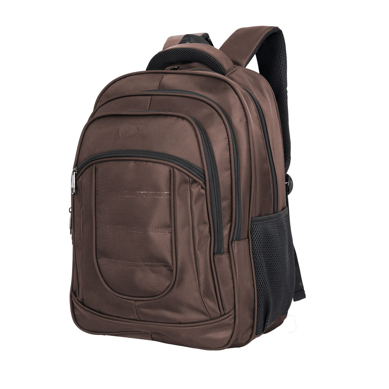 Printed logo on custom travel backpack