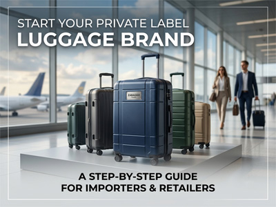 Comment lancer une marque de bagages en marque blanche ? Guide étape par étape pour les importateurs et les détaillants