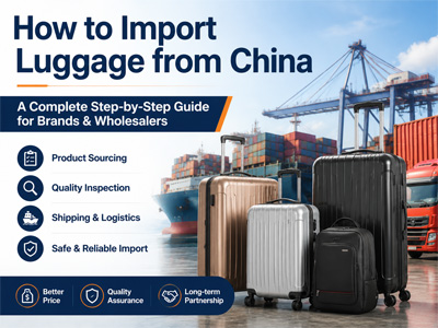Comment importer des bagages de Chine en 2026 : Guide d’approvisionnement détaillé pour les marques et les grossistes
