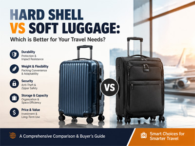 Valise rigide ou valise souple : laquelle est la mieux adaptée à vos besoins de voyage ?