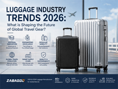 Tendances de l'industrie des bagages à l'horizon 2026 : Qu'est-ce qui façonne l'avenir des équipements de voyage mondiaux ?