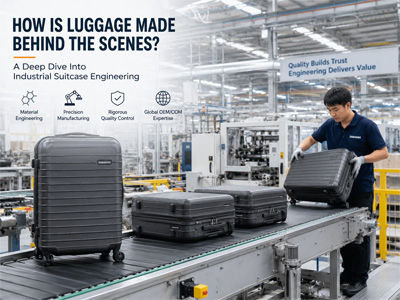 Comment sont fabriquées les valises ? Plongée au cœur de l’ingénierie industrielle des valises